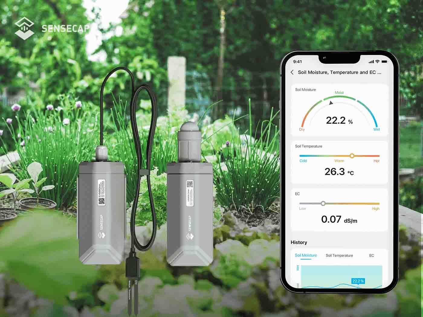 Vegetable Gardening Monitoring Kit connected hardware additional product view