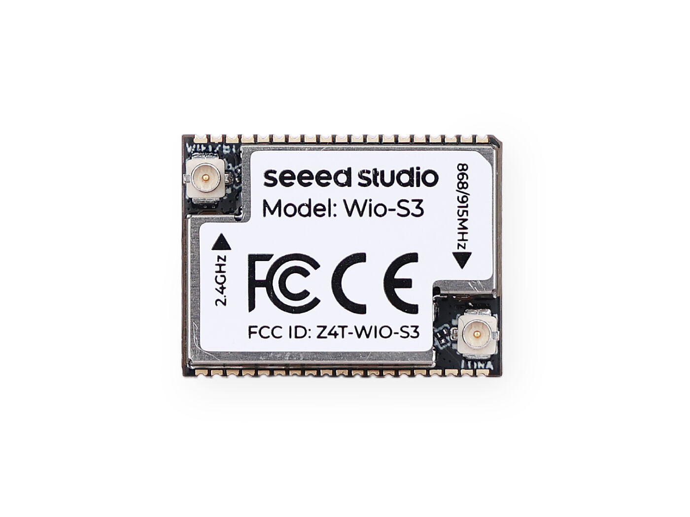 Wio-S3 Wireless LoRa Module with IPEX, ESP32-S3R8, Dual-core Xtensa® LX7 and SX1262 embedded, LoRaWAN, Wi-Fi & BLE, supports EU868 & US915