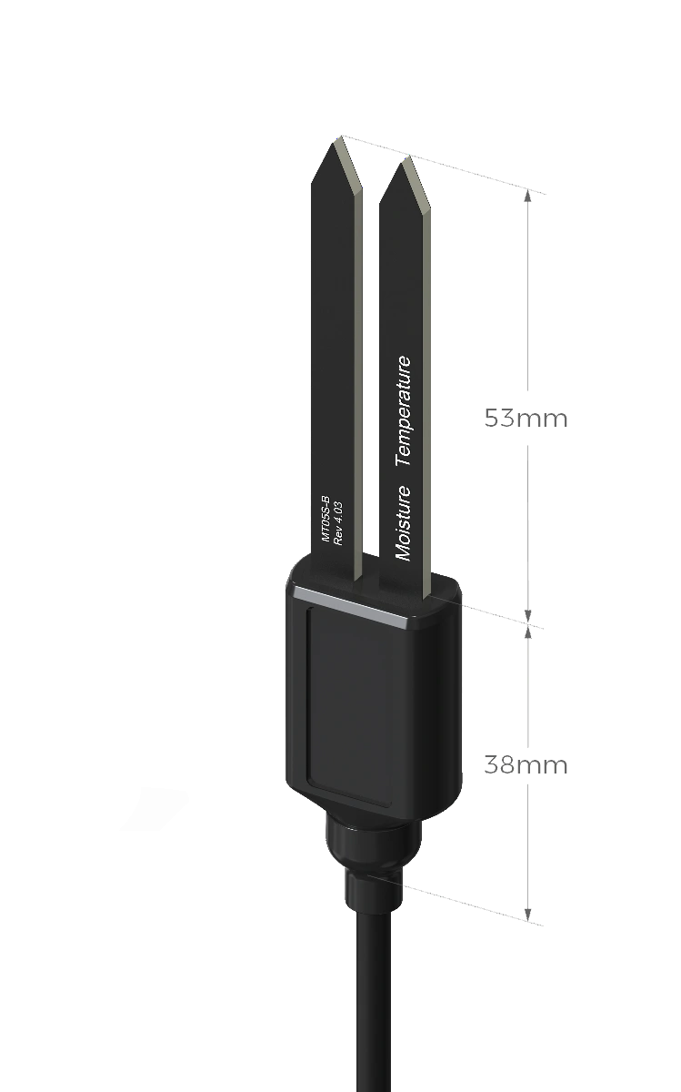 SenseCAP S2104 – LoRaWAN® Soil Moisture and Temperature Sensor connected hardware additional product view