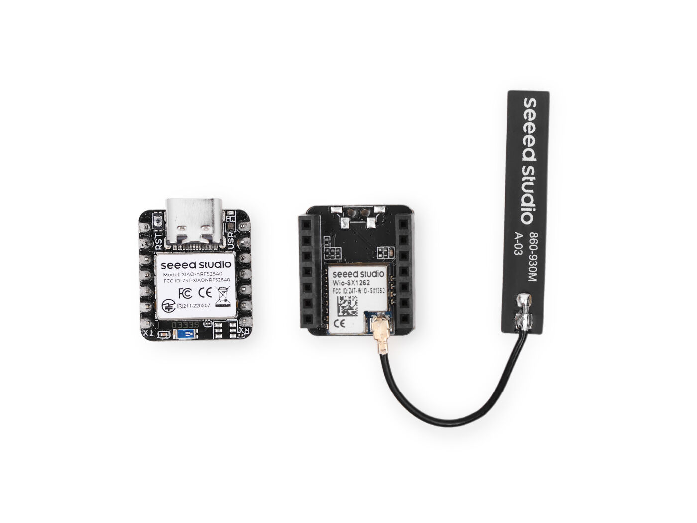 XIAO nRF52840 & Wio-SX1262 Kit for Meshtastic connected hardware additional product view