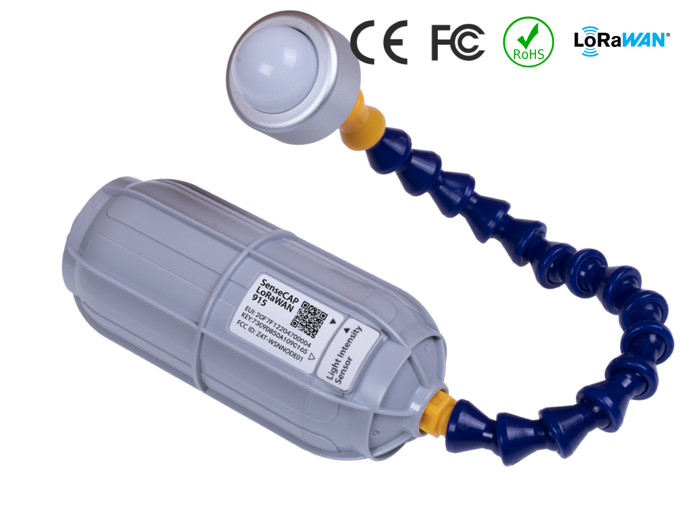 SenseCAP Wireless Light Intensity Sensor – LoRaWAN US915MHz connected hardware additional product view