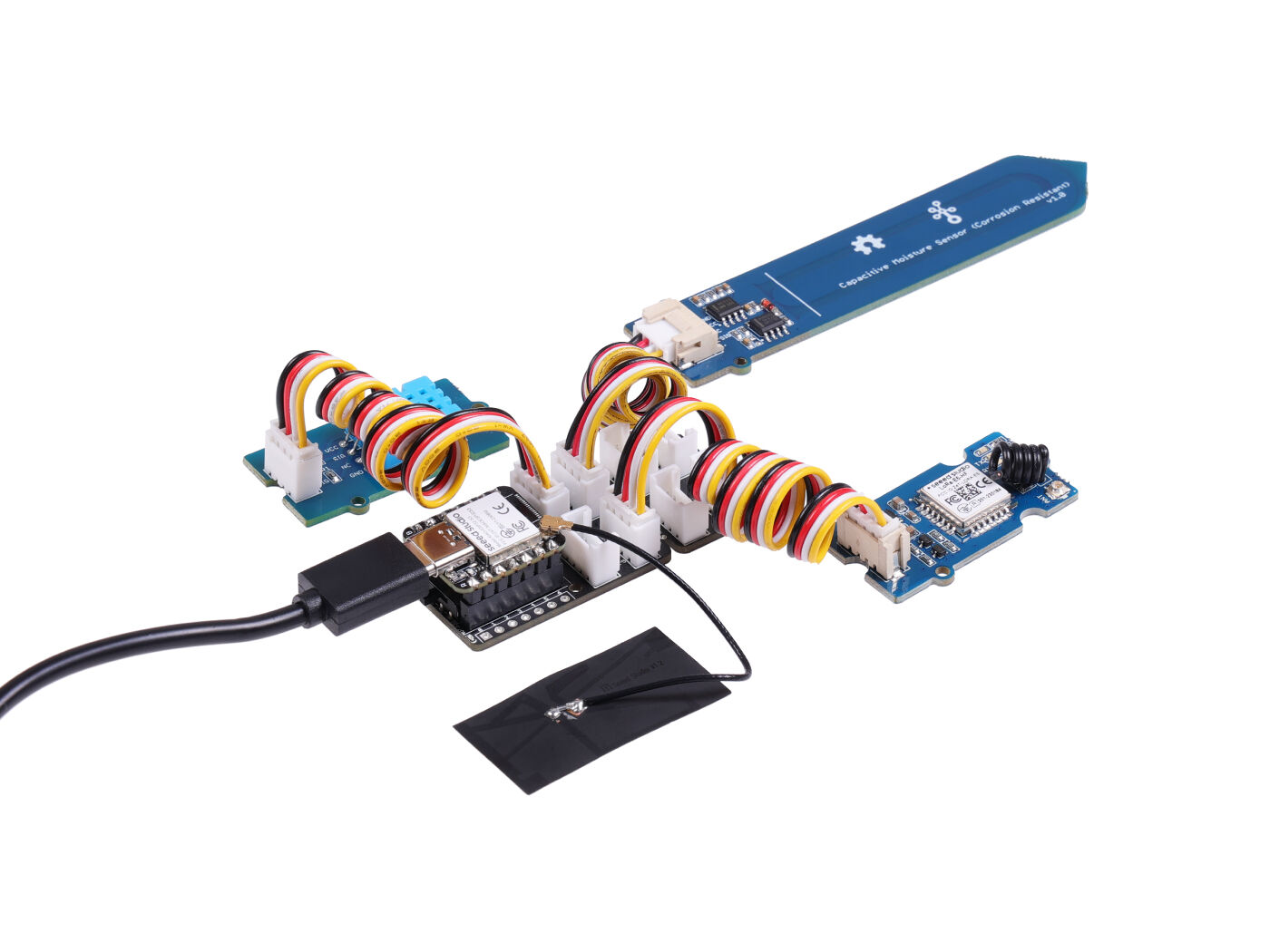 SenseCAP LoRaWAN Starter Kit-EU868-suitable for LoRaWAN beginners, providing a comprehensive learning and hands-on experience connected hardware additional product view