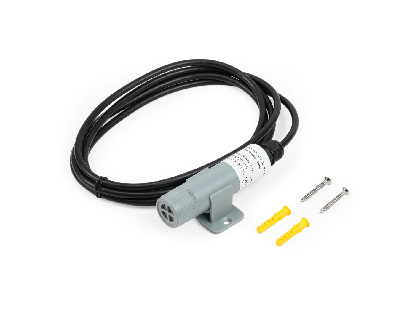 RS485 VOC, NOx, Temperature and Humidity Sensor: Modbus RTU, Indoor Air Quality Monitoring, VOC and NOx Index, Temperature, Humidity and Dew Point Measurement connected hardware additional product view