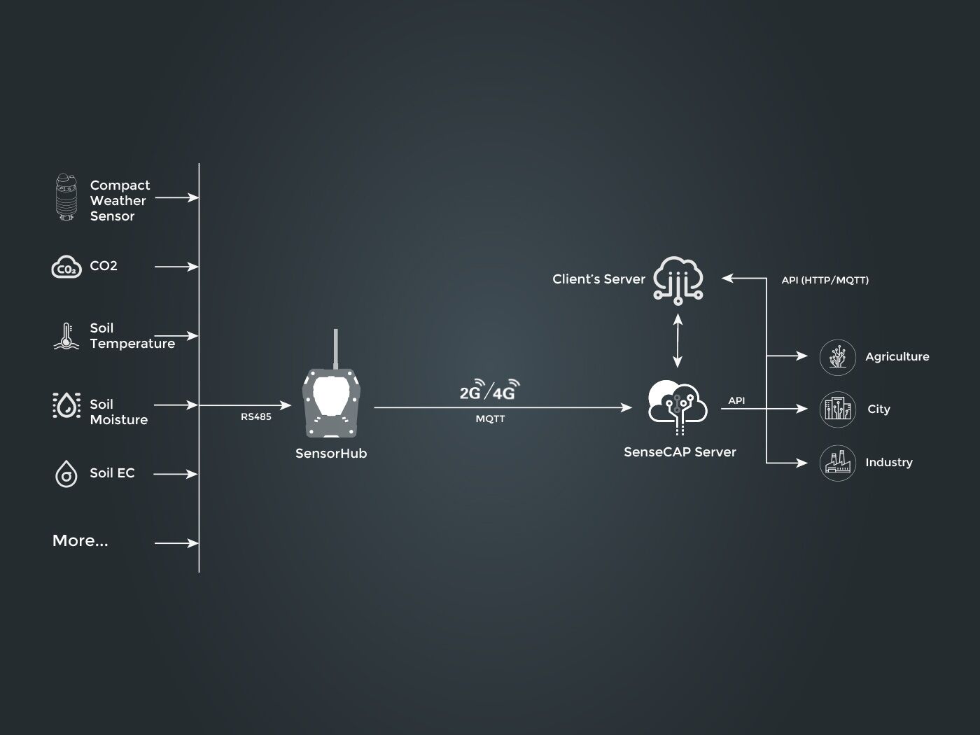 SenseCAP IoT 4G Solution Demo Kit: Comprehensive Remote Data Acquisition and Communication Solution connected hardware additional product view