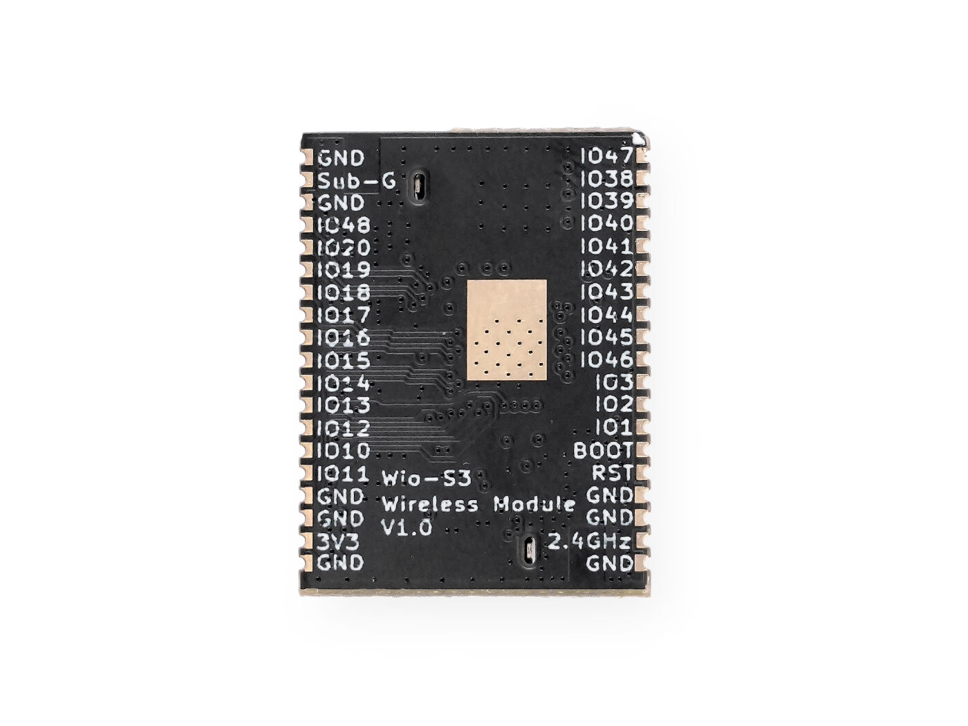 Wio-S3-N Wireless Module without IPEX, ESP32-S3R8, Dual-core Xtensa® LX7 and SX1262 embedded, LoRaWAN, Wi-Fi & BLE, supports EU868 & US915 connected hardware additional product view