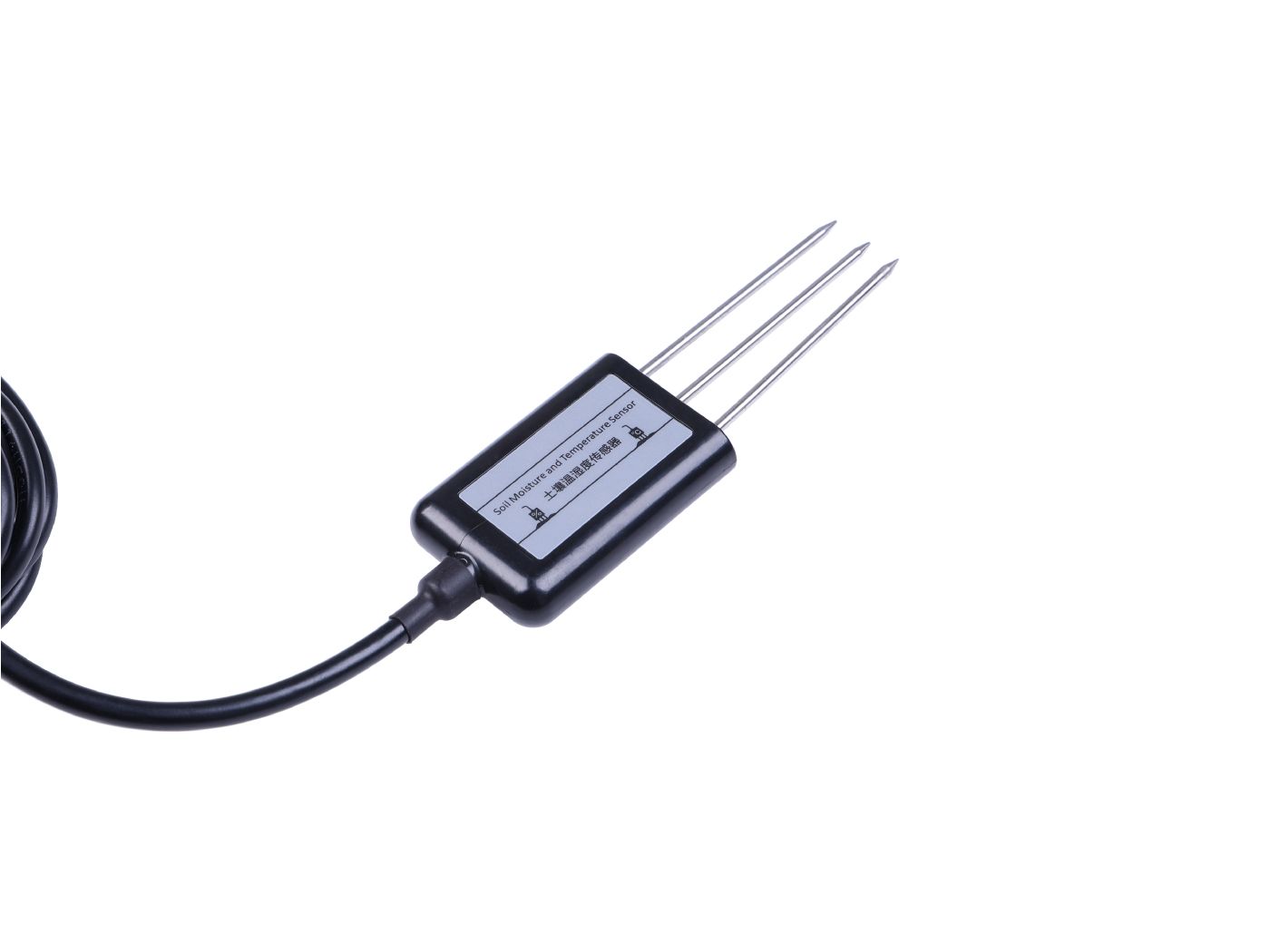 Industrial Soil Moisture & Temperature Sensor MODBUS-RTU RS485, 0-2V Analog Voltage (S-Soil MT-02A) connected hardware additional product view