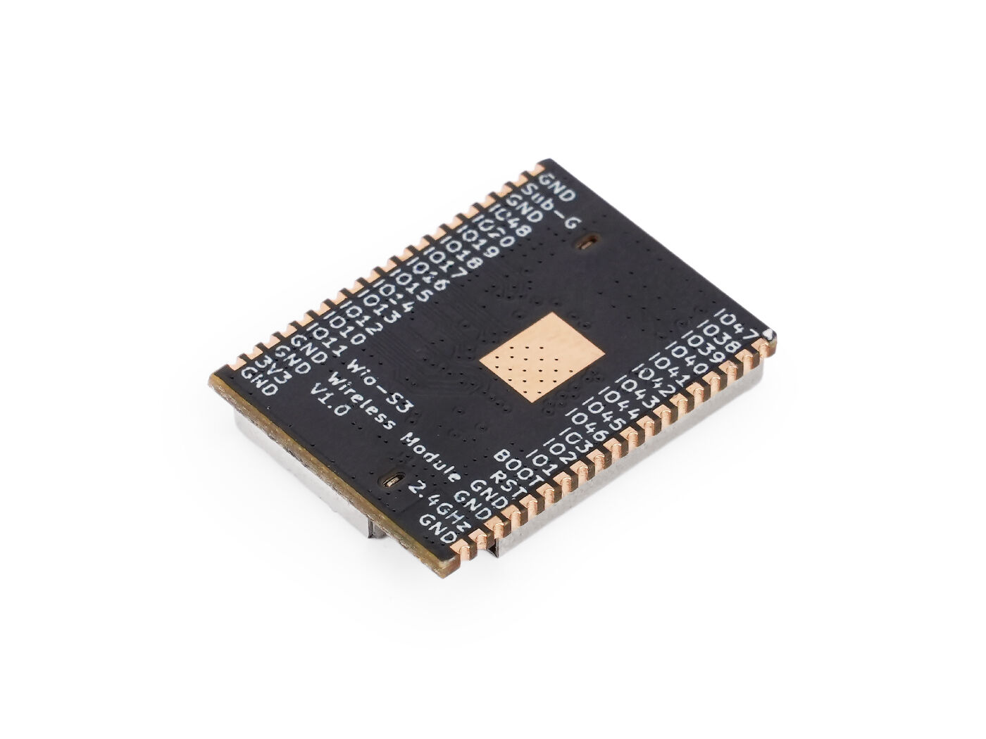 Wio-S3-N Wireless Module without IPEX, ESP32-S3R8, Dual-core Xtensa® LX7 and SX1262 embedded, LoRaWAN, Wi-Fi & BLE, supports EU868 & US915 connected hardware additional product view