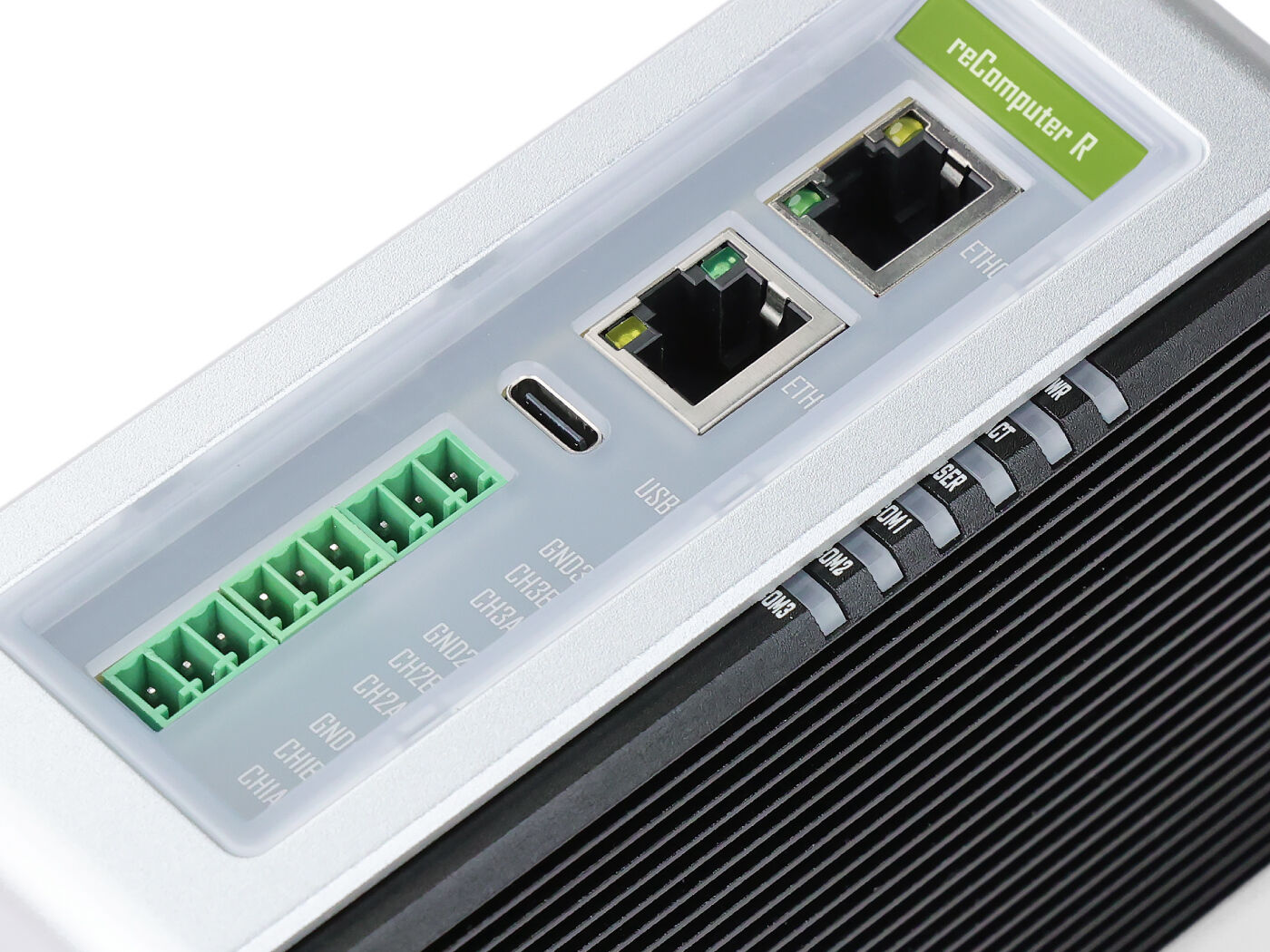 reComputer R1225 LoRaWAN Gateway & Industrial Controller (US915-4G), CM4-Powered | 4GB RAM, 32GB eMMC connected hardware additional product view