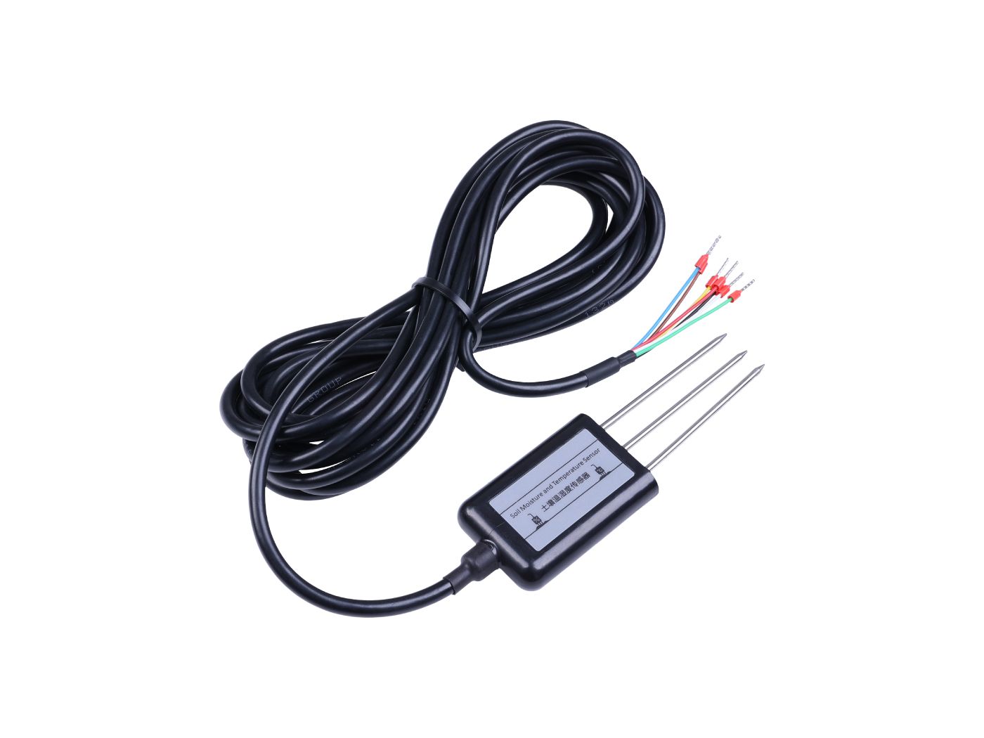 Industrial Soil Moisture & Temperature Sensor MODBUS-RTU RS485, 0-2V Analog Voltage (S-Soil MT-02A) connected hardware additional product view
