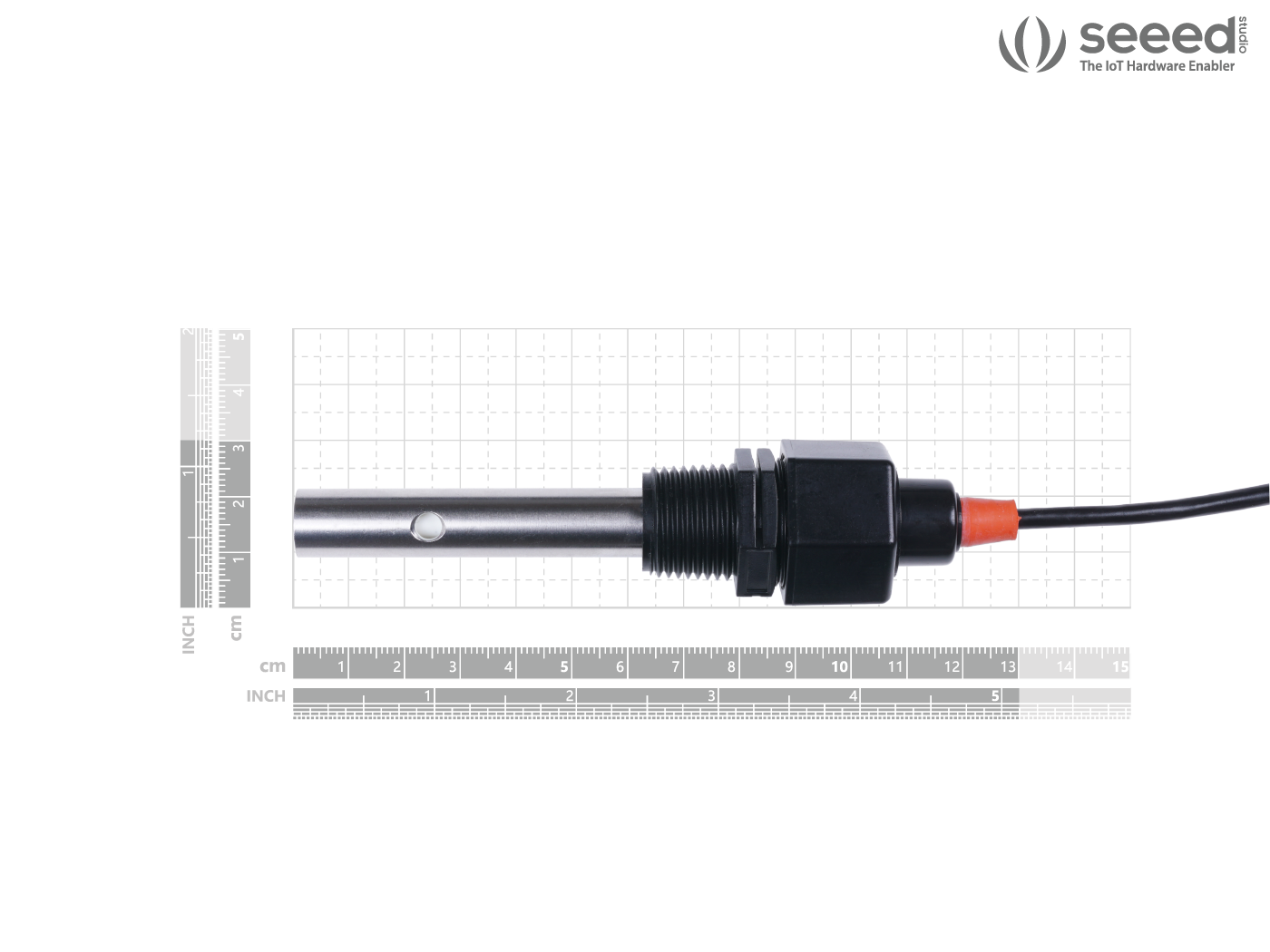 Industrial EC & TDS Sensor MODBUS-RTU RS485 & 0-2V Analog Voltage with waterproof aviation connector connected hardware additional product view