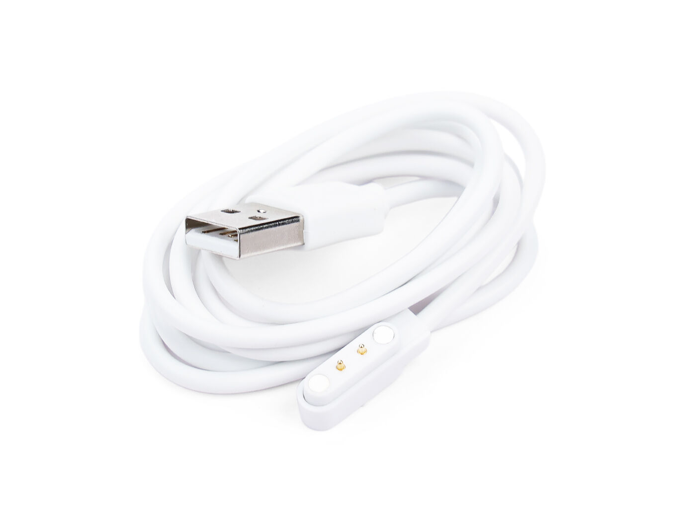 SenseCAP T1000 Magnetic USB Type-A to 2P Charging Cable – White, 1000mm connected hardware additional product view