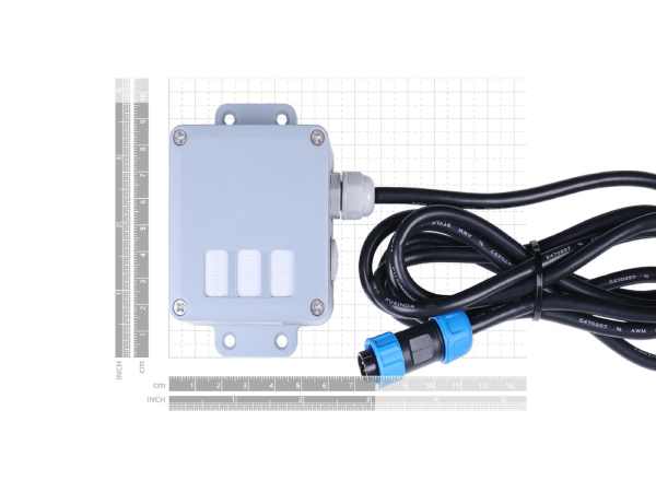 Industrial-grade MODBUS RS485 H2S Sensor – with Waterproof Aviation Connector connected hardware additional product view