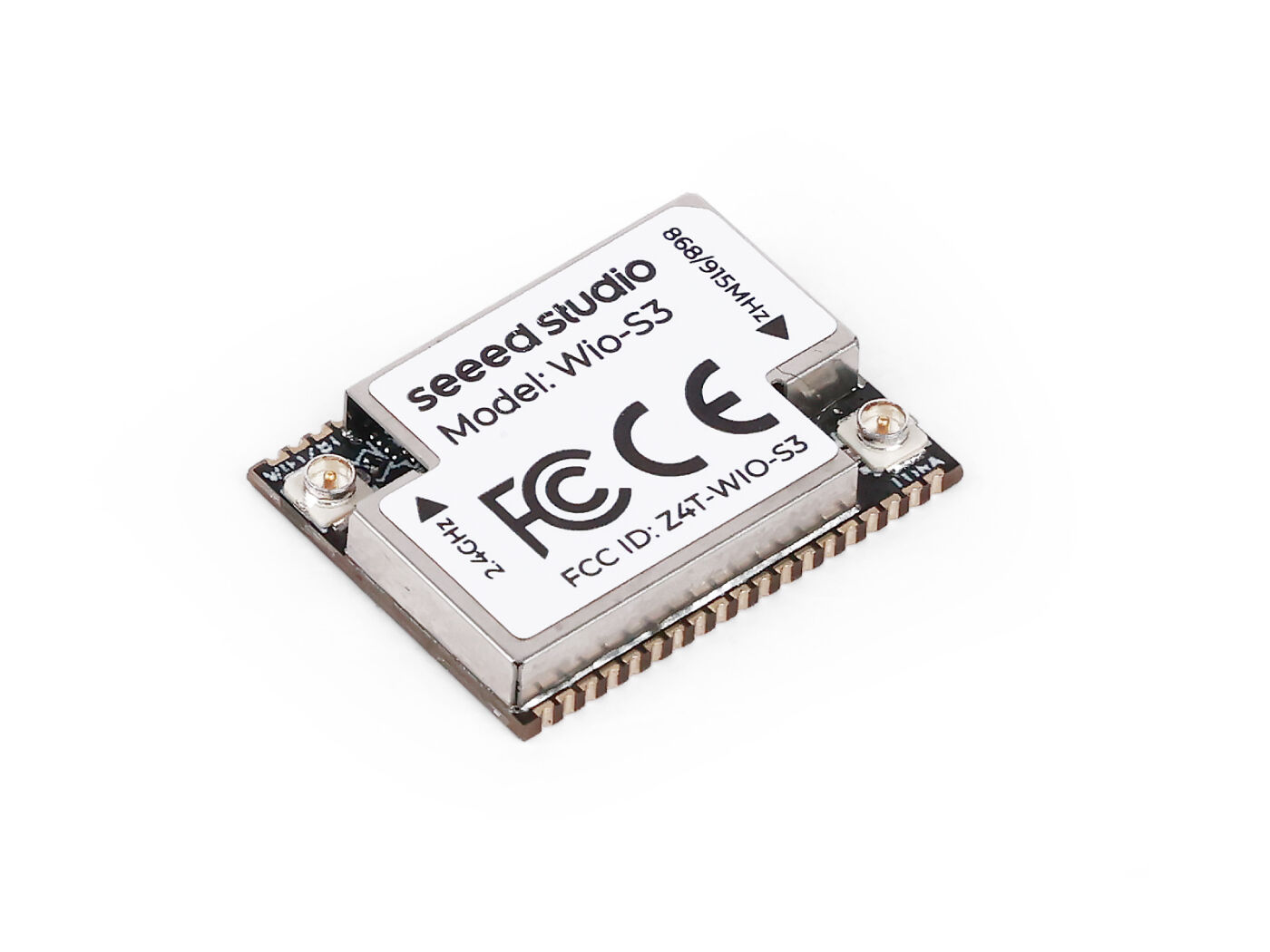 Wio-S3 Wireless LoRa Module with IPEX, ESP32-S3R8, Dual-core Xtensa® LX7 and SX1262 embedded, LoRaWAN, Wi-Fi & BLE, supports EU868 & US915 connected hardware additional product view