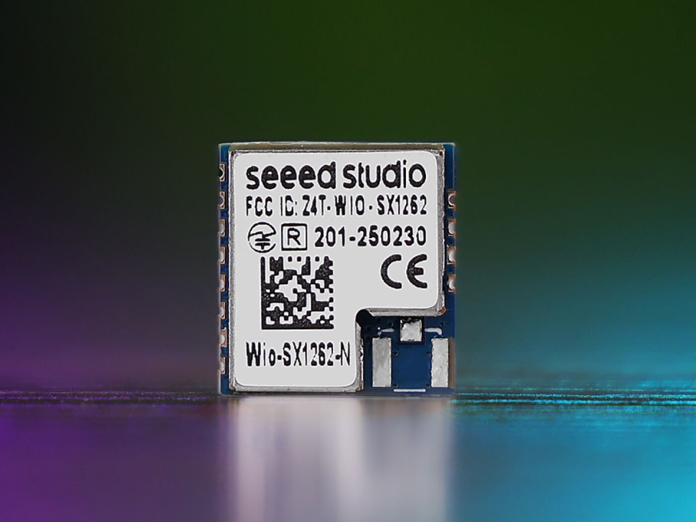 Wio-SX1262 LoRa Wireless Module without IPEX (Tape Reel), SX1262 embedded, supports LoRa&LoRaWAN on EU868 & US915 connected hardware additional product view