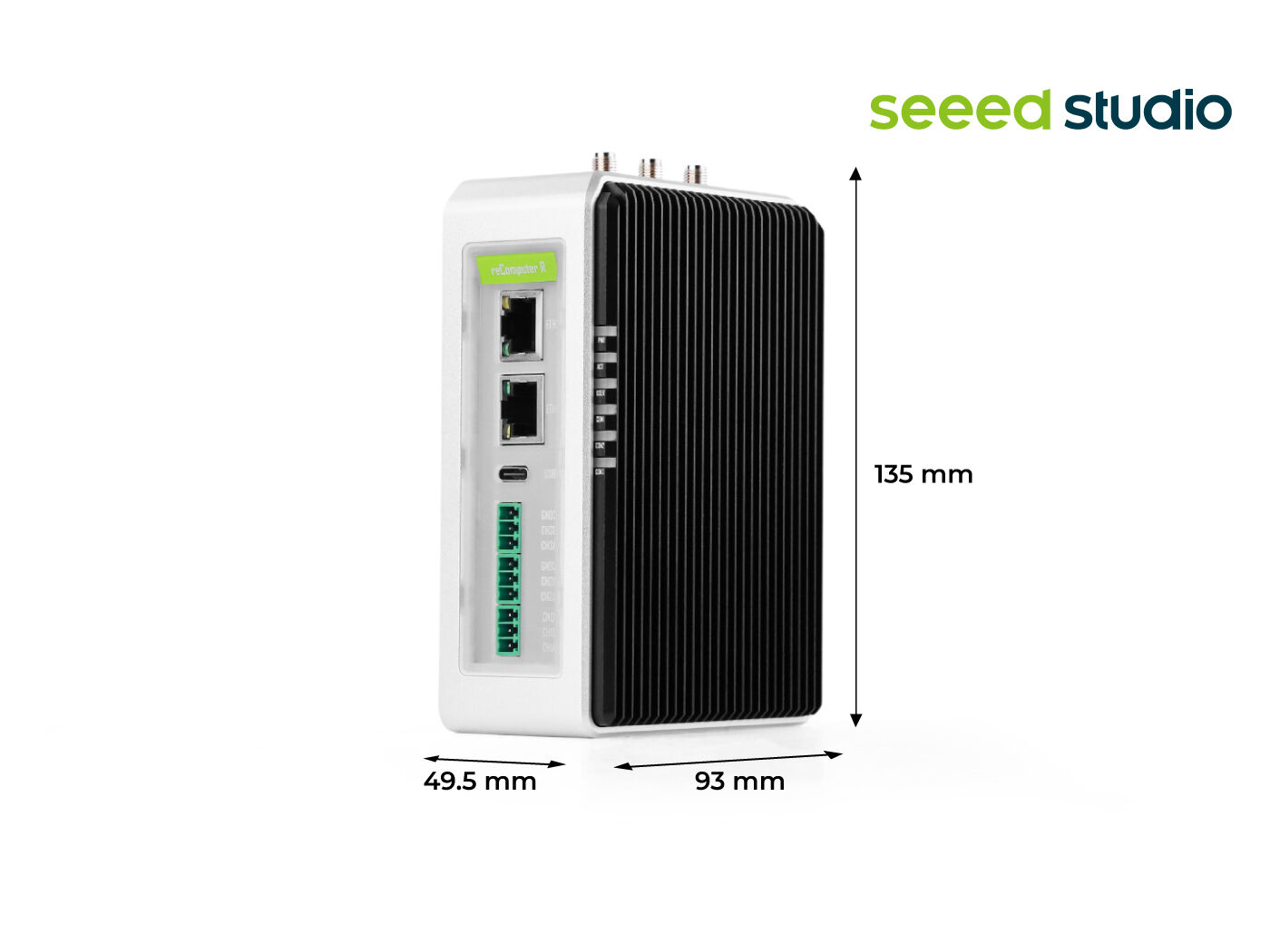 reComputer R1225 LoRaWAN Gateway & Industrial Controller (EU868-4G), CM4-Powered | 4GB RAM, 32GB eMMC connected hardware additional product view