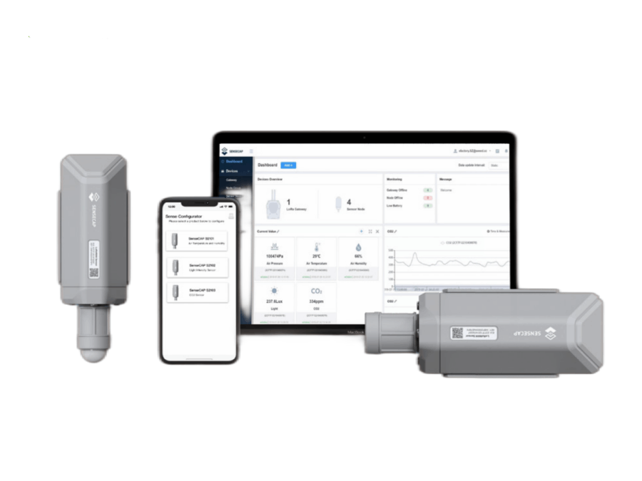 SenseCAP S2102 – LoRaWAN Wireless Light Intensity Sensor connected hardware additional product view