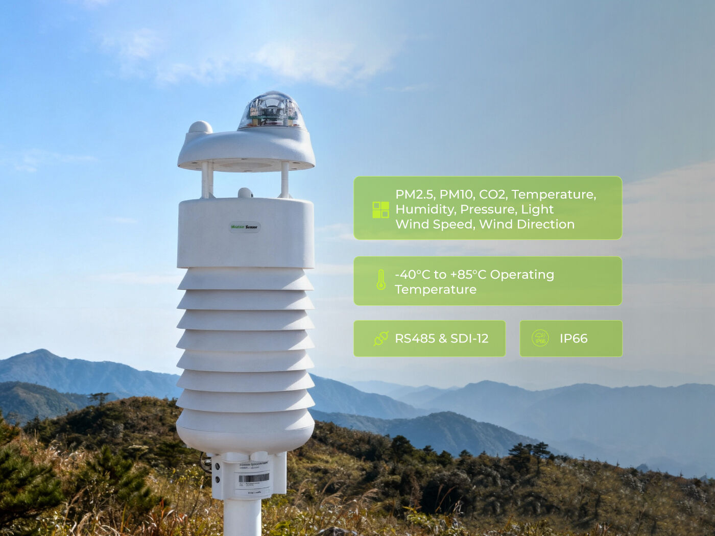 SenseCAP S1000 V2 10-in-1 Compact Weather Sensor connected hardware additional product view