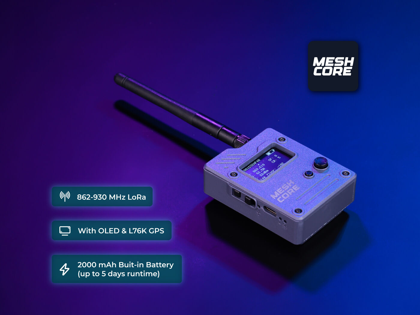 Wio Tracker L1 Pro for MeshCore connected hardware additional product view