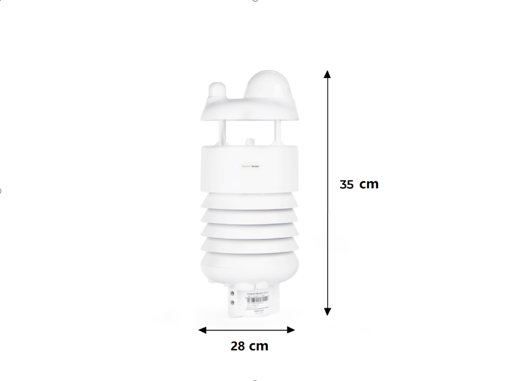 SenseCAP S700-C 7-in-1 Compact Weather Station (Solar Radiation & Radar Rain) connected hardware additional product view